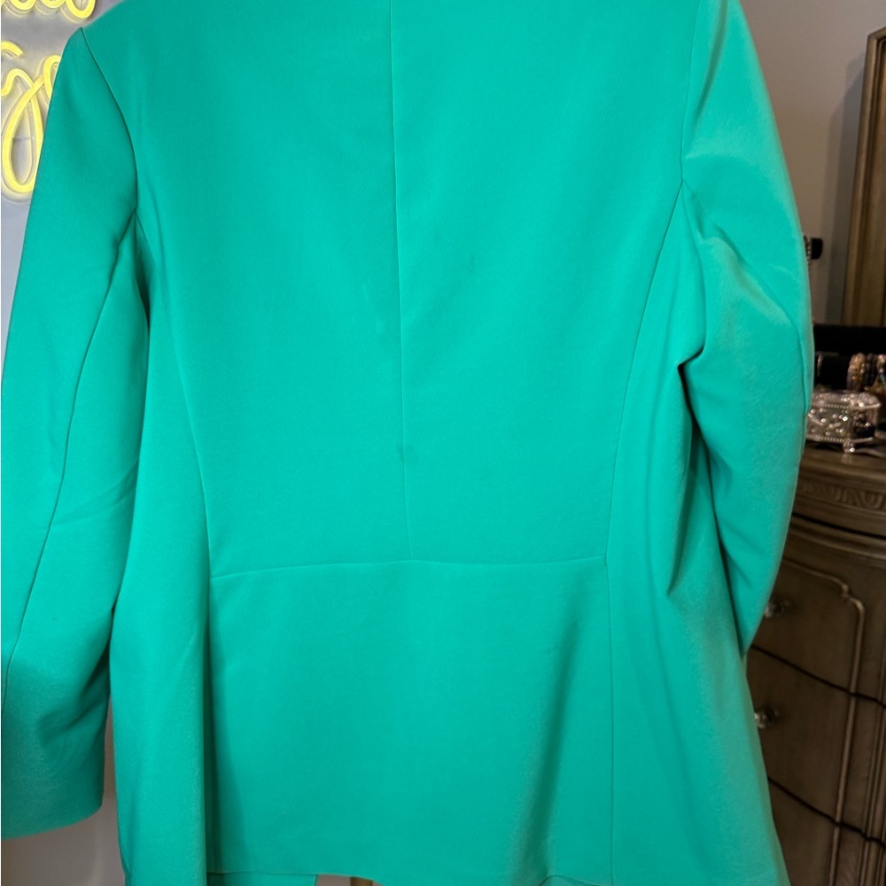 Anne Klein Vibrant Teal Blazer - Picture 9 of 11